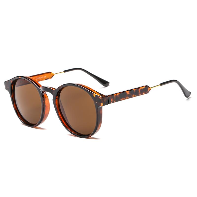 Xiaomi New Trendy Retro Sunglasses Texture Round Frame Sunglasses Fashion Sunglasses 3185