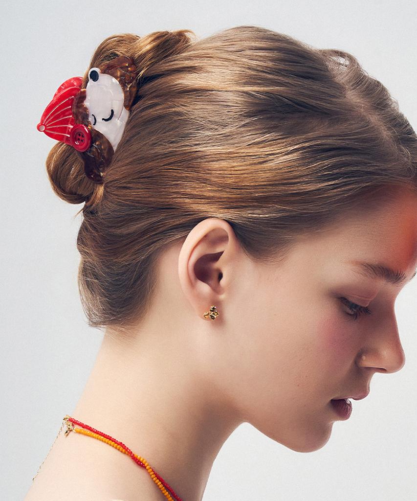 Dana Burton Animal Garden Hair Clip