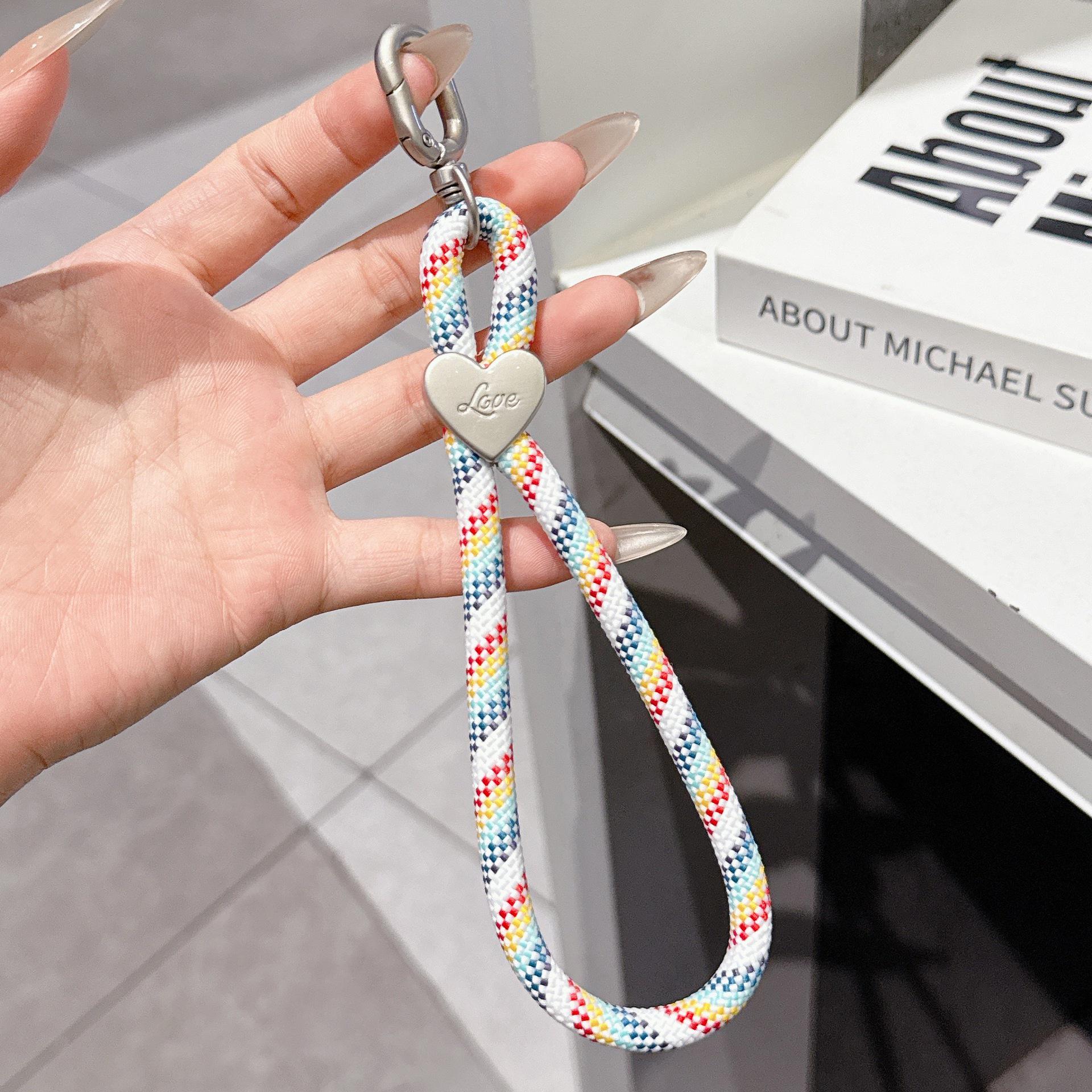 Dopamine Woven Wrist Strap Lanyard: Anti-Lost Camera, Phone, Keychain, Water Cup, and Bag Accessory.