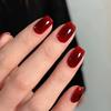 Ruby Red Agate 2-in-1 Gel: Transparent Nail Polish for Whitening, Shaping & Extension