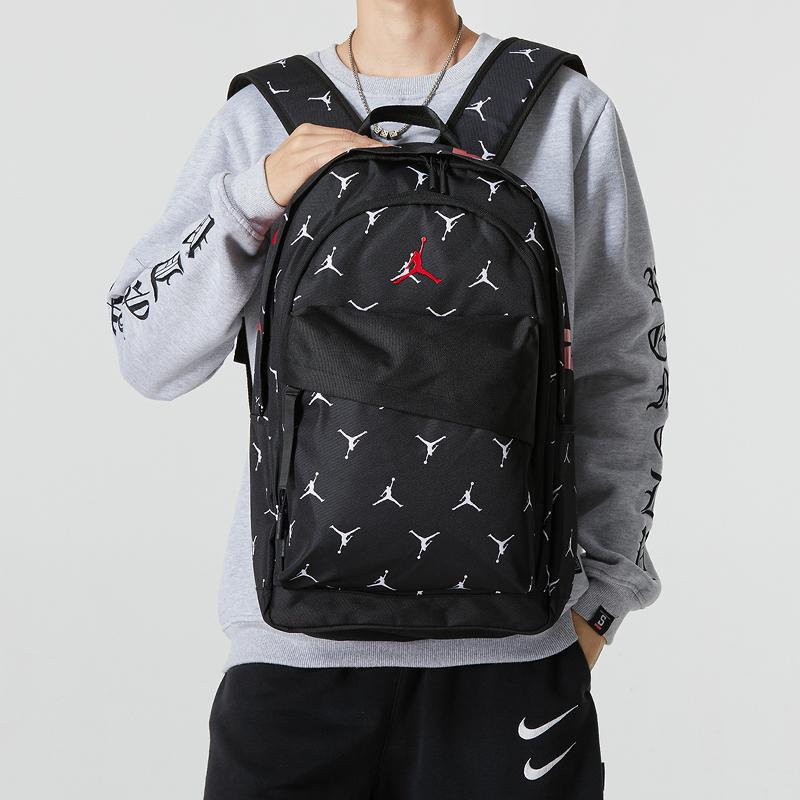 New Jordan Polyester Laptop Bag Backpack Regular Men's Black JD2133032GS-006