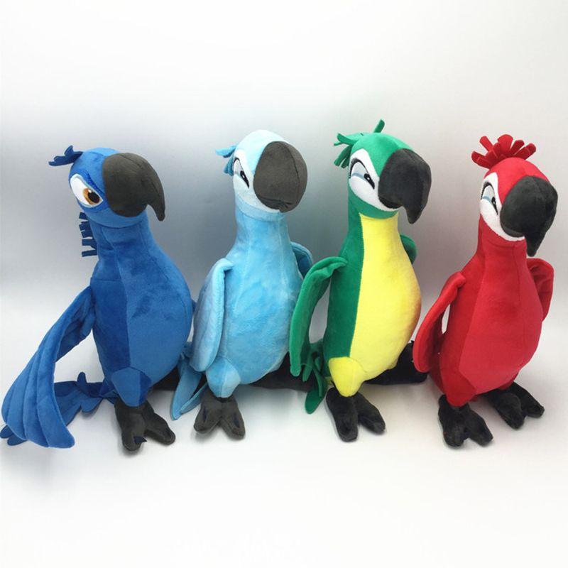Rio Movie 30cm Plush Toy Parrot Bird Stuffed Animal Doll Soft For Kid Gift Toys