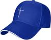 Jesus Cross Faith Religious Christian Baseball Cap Polyester Casual Outdoor Adjustable Headwear