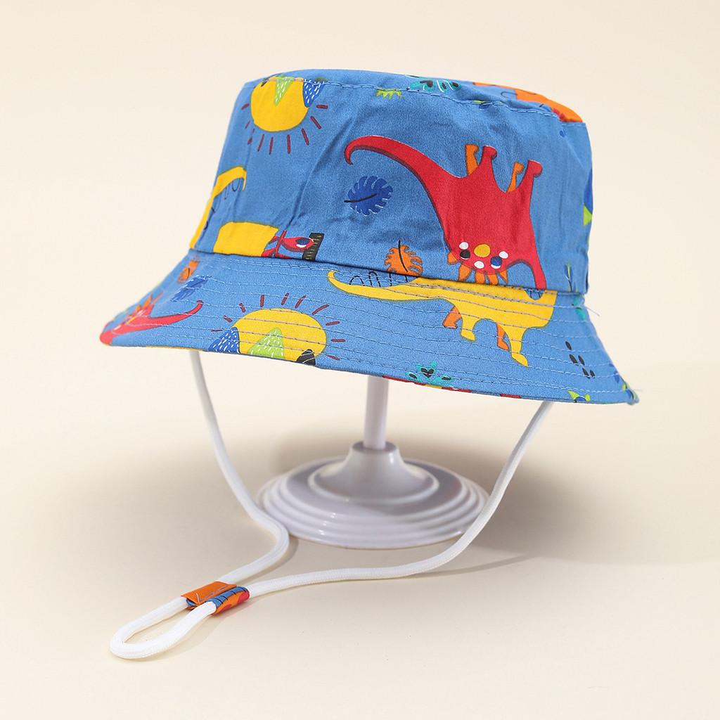 

Cotton Dinosaur Baby Sun Hat With Sunshade And Breathable Design For Kids Outdoor Use Style1,50CM