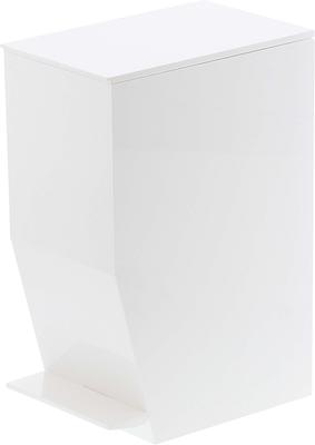 Yamazaki Turm WC B12 x T19 x Mülleimer WC Sanitär 3385 Pedalbetätigter Topf, Weiß, Ca.. H27,5cm, Dose, Topf, Kiste,