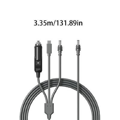 10ft Mini Power Cable 3 In 1 USB C Car Charger DCDC Cable for Charging Requirements
