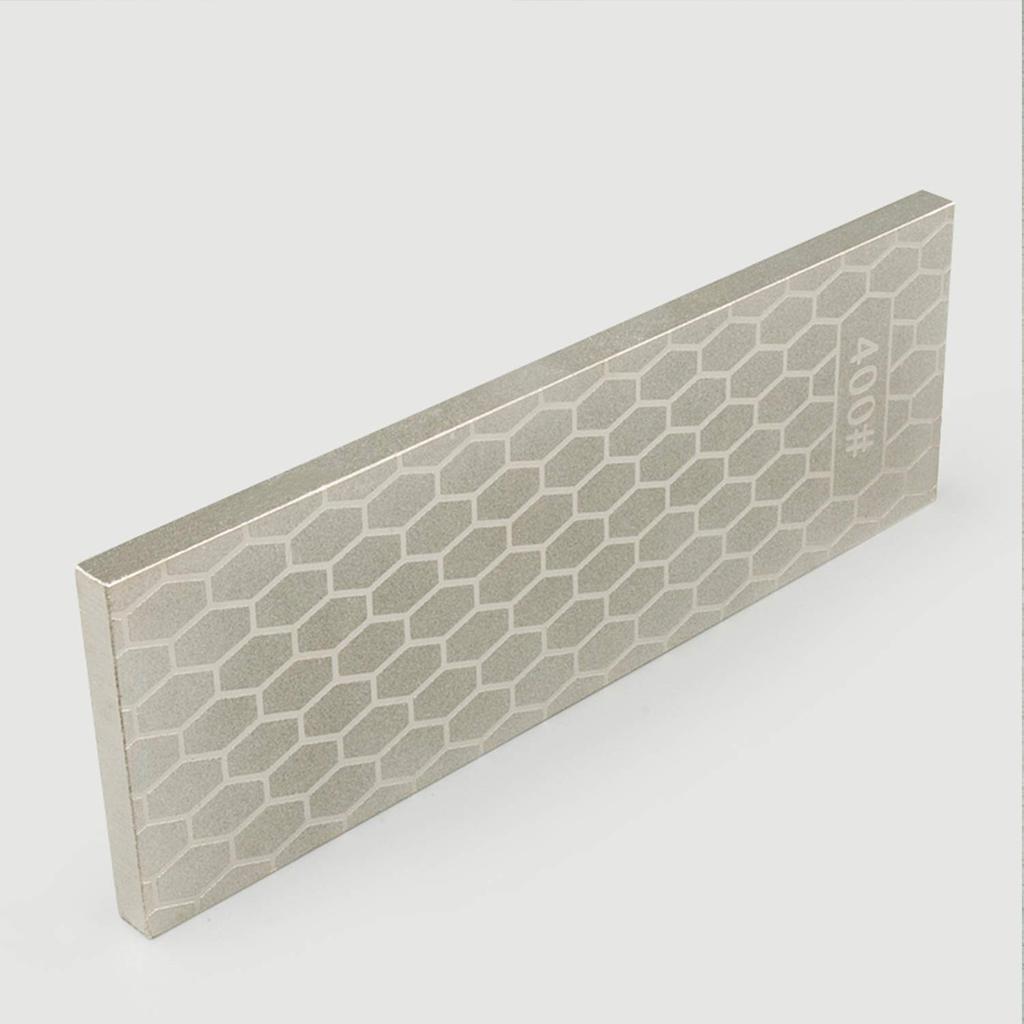 GOKEI Double-Sided Diamond Sharpening Stone #400/#1000 180 X 60 X 8mm 705g Finishing Knife Sharpening Stone Diamond Sharpening Stone Ceramic Sharpenin