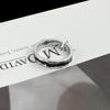 Personality Dark Ring Cold Wind Niche Irregular Design Ring Men And Women Retro Simple Advanced