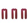 1/3 Pezzi Stola Accademica Multiuso Per Cerimonie di Laurea e Conferenze Tessuto Morbido Cerimonia Nastro Onorevole
