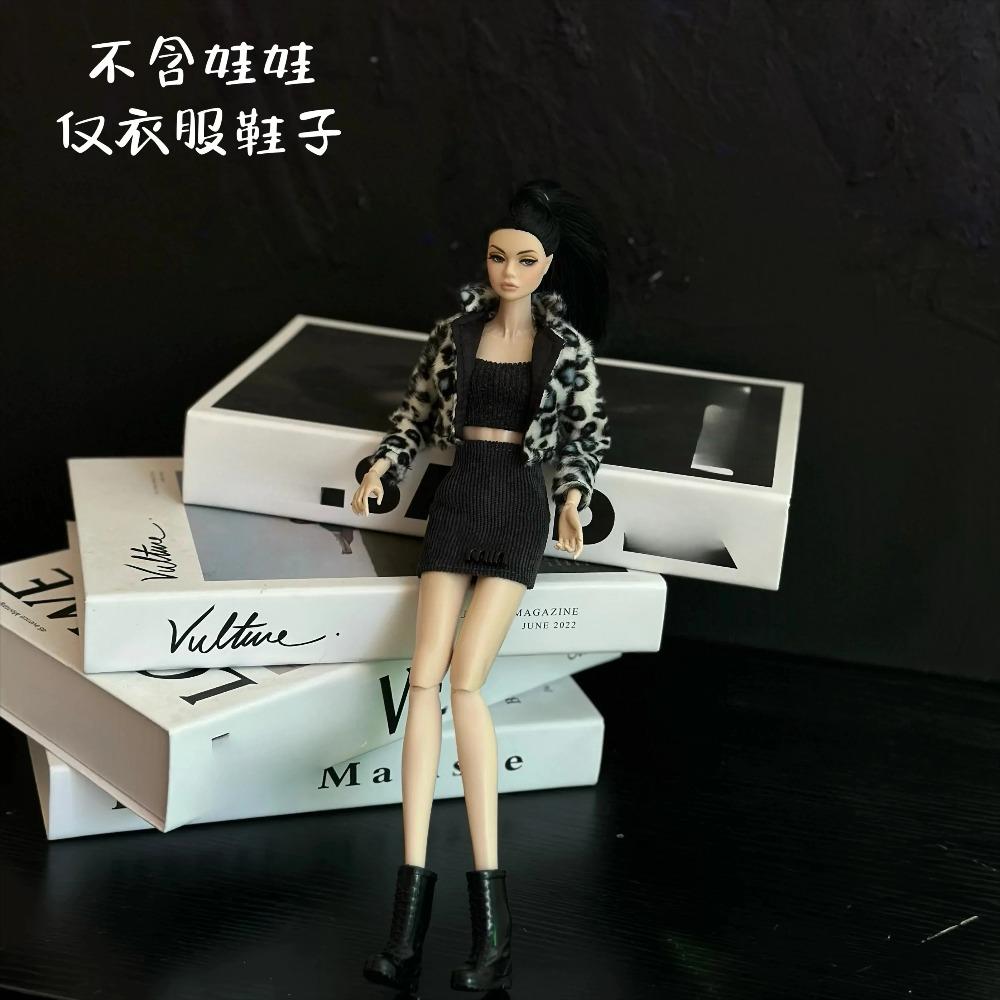 2025 New Clothes Set + Shoes / 30cm Doll Clothing Suit Plush Coat Top Skirt Pant Sweater Outfit for 1/6 Doll Clothes / Diy Toys