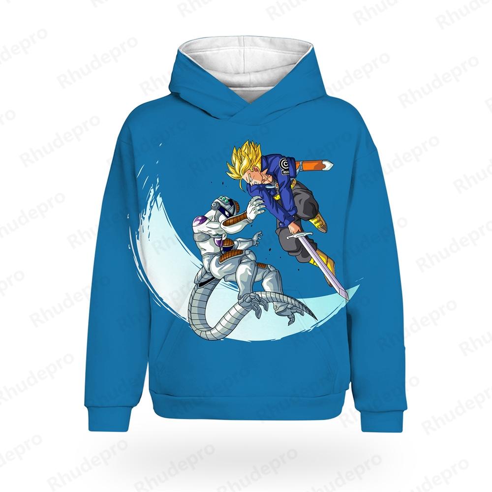 Streetwear Goku Long Sleeve Tee Vegeta Tops Dragon Ball Autumn Gym Hoodie Man Couple Outfit Funny T Shirts 2024 3D Print