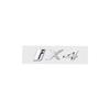 3D Chrome Silver Car Styling Ix I3 I4 I7 iX Ix3 iX4 Ix7 Emblem Decals Sticker for BMW X1 X3 X5 X6 GT Rear Trunk Decoration CD8