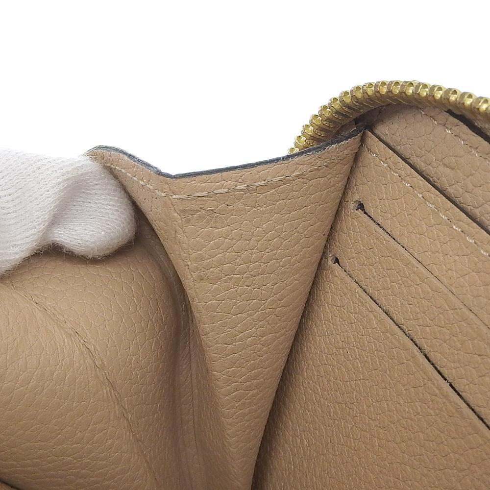 LOUIS VUITTON Portefeiulle Clement Purse M60173 Dunne beige Monogram Ann Platt Women Used