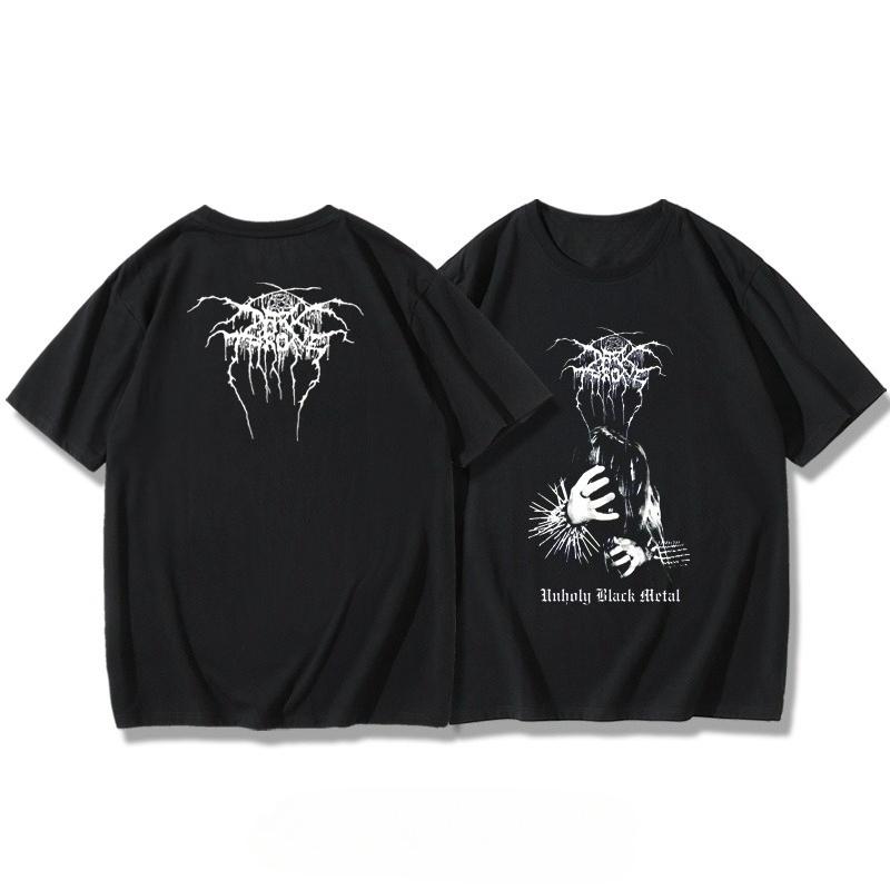 

Darkthrone Band Tshirt for Men Women Summer Pure Cotton Black Metal Rock Band Merchandise Fashionable Brand Halfsleeved Shirt M