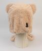 Yunibeosyeolkemiseuteuli Bear Soft Fleece Beige Bonnet Hat