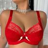 Women Plus Size Lace Comfortable Push Up Breathable Anti Sagging Bra