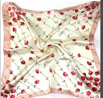 Gift-Giving Bags, Korean Jewelry, Satin Imitation Silk, Small Square Scarf, Silk Scarf, Hand Scarf, Headscarf, Medium Square Scarf Manufacturer