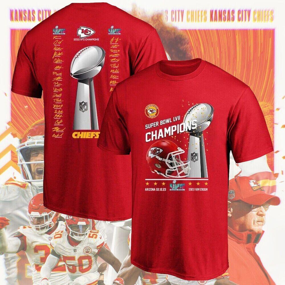 

Футболка унисекс HOT Kansas City Chiefs SuperB0wl 57 Champs