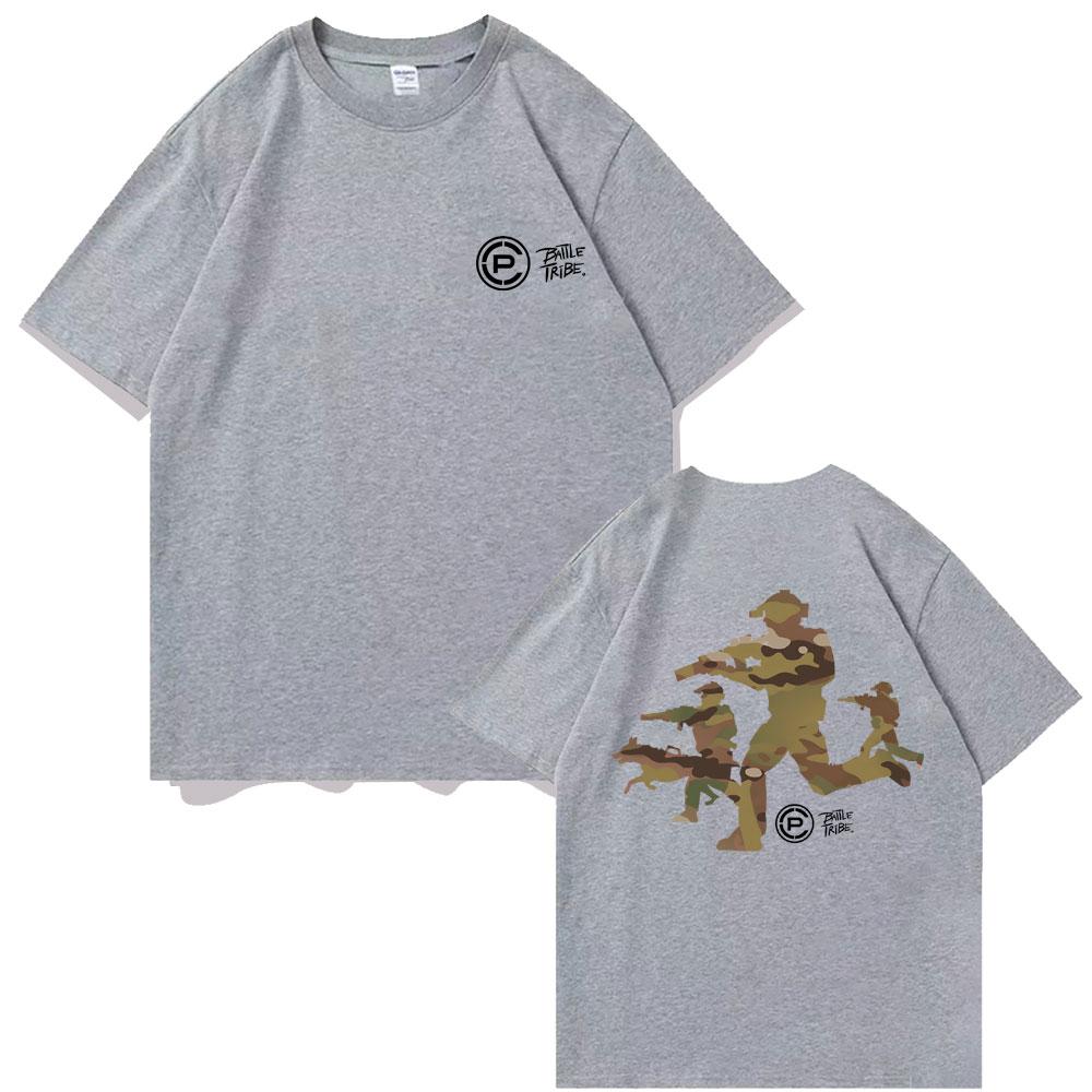 Forward Observations Group Battle Wear Co. Tri-blend Tactical T-shirt Kings of Chaos Print T Shirts Male Casual Vintage Tshirt