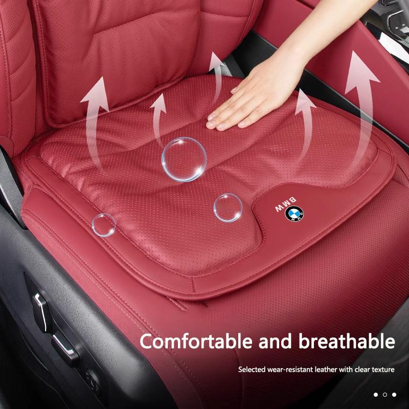 Car Breathable Seat Plush Cushion Velvet Warm Pad Rear Seat Cover Stickers For BMW X5 X6 F30 F34 G20 G30 F15 F16 1 3 5 7 Series AR2