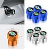 CHG1 4Pcs Metal Car Wheel Tire Air Valve Caps Stem Covers For Octavia MK2 MK 2 3 A5 A7 A8 Fabia Karoq Superb Rapid Kamiq Scala
