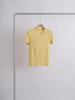 Slim Fit Round Neck Short Sleeve Women's T-shirt in Bright Spring Day Creamy Goose Yellow, Soft Bamboo Linen Cotton Blend