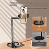 Multiple Angle Rotating Phone Mount Height Extendable From 24cm To 36cm Stable Metal Base For Mobile Devices And Tablets