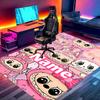Custom Name Personalized Labubu Print Carpet, Versatile Home Decor Rug, for Playroom, Apartment, Balcony, Entryway, Hallway Gift