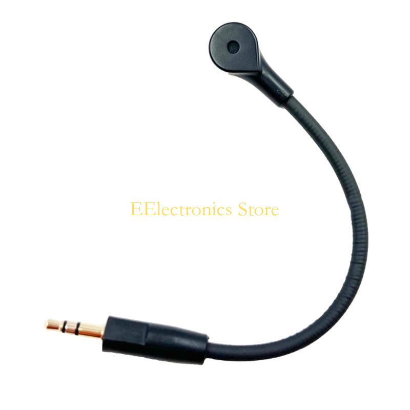 B03C Replacement Microphone for Hyper X Cloud Orbit S Noise Cancelling Gaming Headsets 3.5mm Detachable Mic