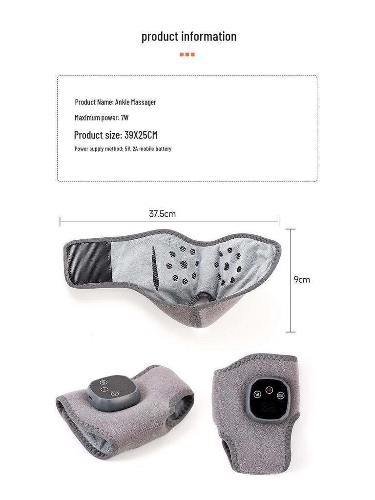 Smart Multi-Functional Foot & Ankle Massager with Temperature Control and Hot Compress