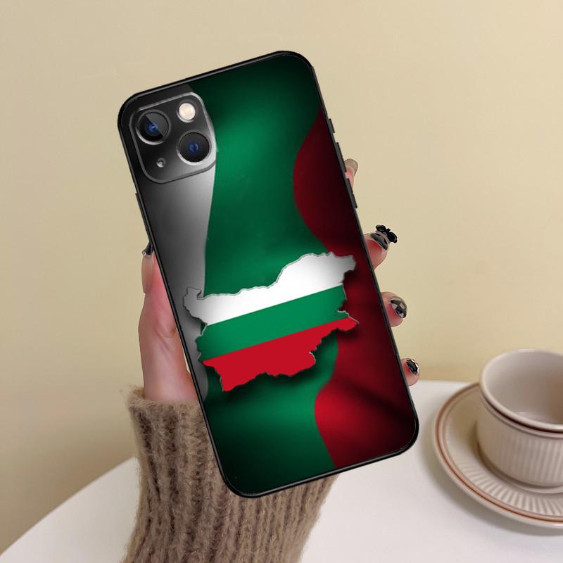 Bulgaria National Flag Phone Case For iPhone 15 14 Plus 11 12 13 16 Pro Max Mini 7 8 X XR XS Max Cover