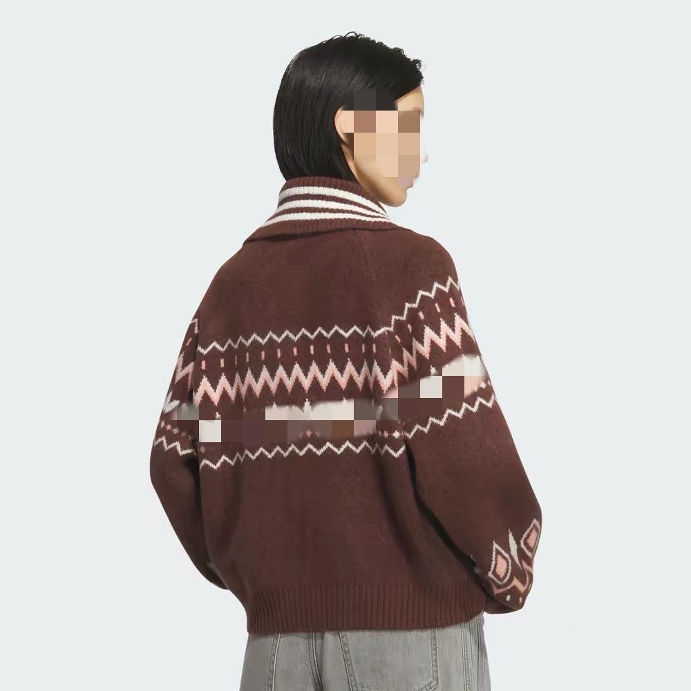 New Retro Double-Zip Wool Cardigan - Autumn/Winter Trend