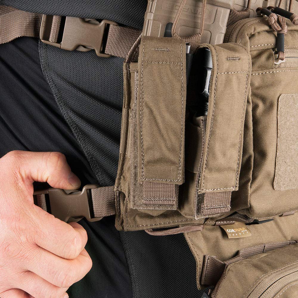Helicon-Tex Training Mini Rig, Chest Rig, Belt Rig, Body Bag, Chest Bag, Military Tactical, Range Line, Black