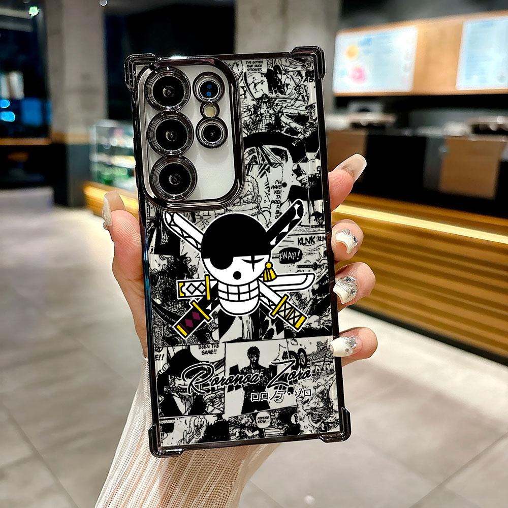 Anime Logo One Pieces Luffy Coque For Galaxy S26 Ultra Phone Case For Samsung S26 S25 S24 S23 S21 Ultra S20 FE S25 Plus 5G Cover