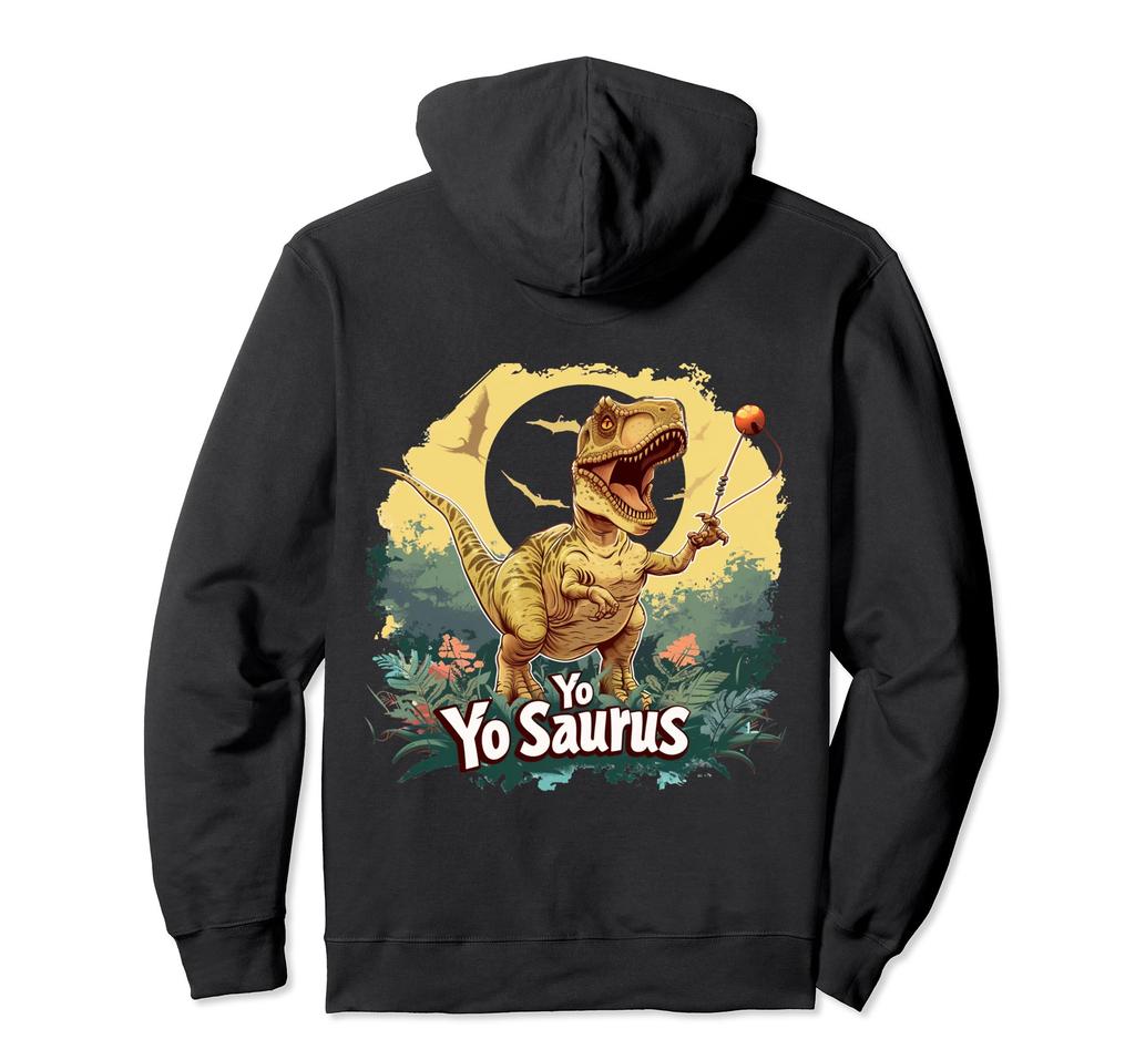 YoYo Saurus Funny Championship Practice Hoodie Yo-Yo