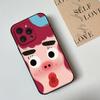 Cartoon Chubby Girl Phone Case Phone Case For Iphone 17 16 15 11 13 14 Pro Max X Xr Xs Max 12mini Black Shell Cover Case