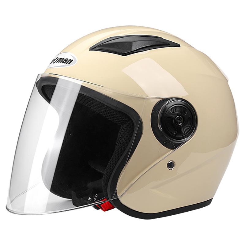 Motorcycle Helmet Electric Vehicle Helmet Cycling Safety Helmet Unisex Half Helmet 268