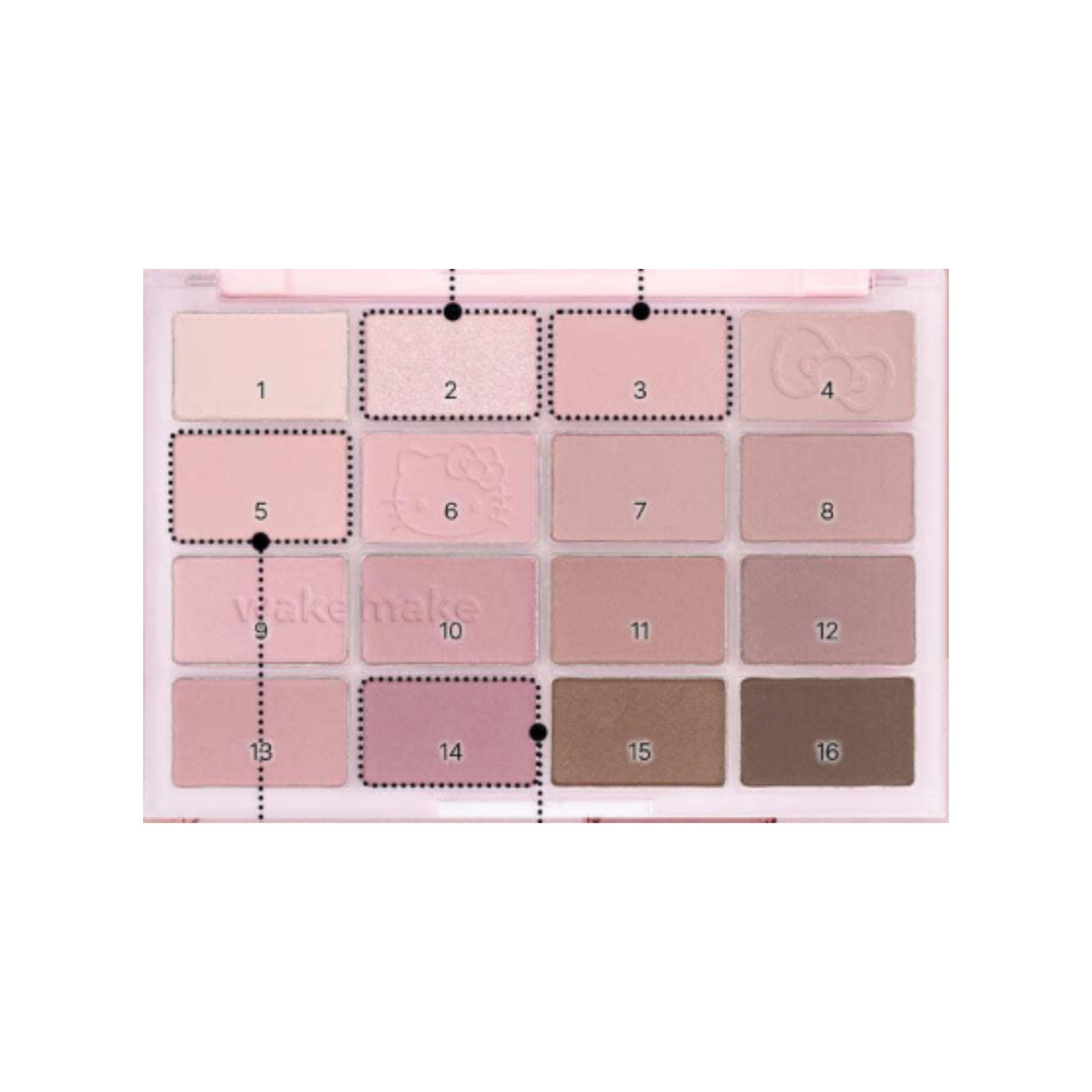 

WAKEMAKE Soft Blurring Eye Palette 14g 29 Soi Pink Blurring