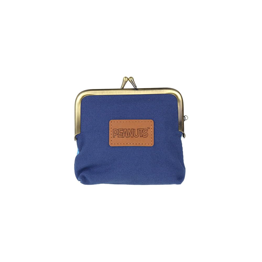 Stationery Snoopy Merchandise Mini Pouch with Clasp and Tatami Heart S2337576 Sun-Star Embroidery, Design,