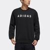 Adidas Logo Print Sport Pullover Sweatshirt Men Sweatshirt Black FM9377