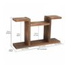Stand Wood Wooden Tiered Plant Indoor Use Display Shelf for Living Room, Balcony