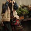 Autumn Style Color Block Crossbody Bag In Versatile Woolen Finish - SC169