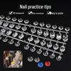 Nail Tips Color Chart Gel Polish Display Board