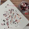 1 Set Mixed Size Candy Colored Laser Star Glitter Colorful Pentagram Nail Glitter Sparkling Diy Accessory Nail Decoration
