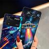 Cartoon Retro Spaceship Case for Xiaomi Poco F8 X3 X4 X5 X7 Pro C50 F1 C61 M3 M4 M7 Pro C75 F3 C71 M5 Funda Phone Cover
