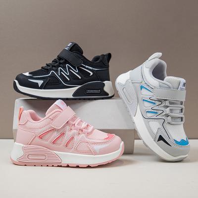 2025 Autumn New Men's and Women's Sports Shoes Medium and Older Children's Leisure New Dad Shoes Fashion Velcro Running Shoes