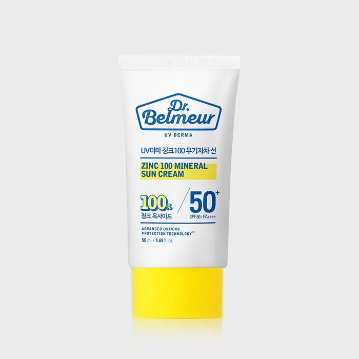 [1+1] The Face Shop Dr. Belmer UV Derma Zinc 100 Mineral Sunscreen 50ml