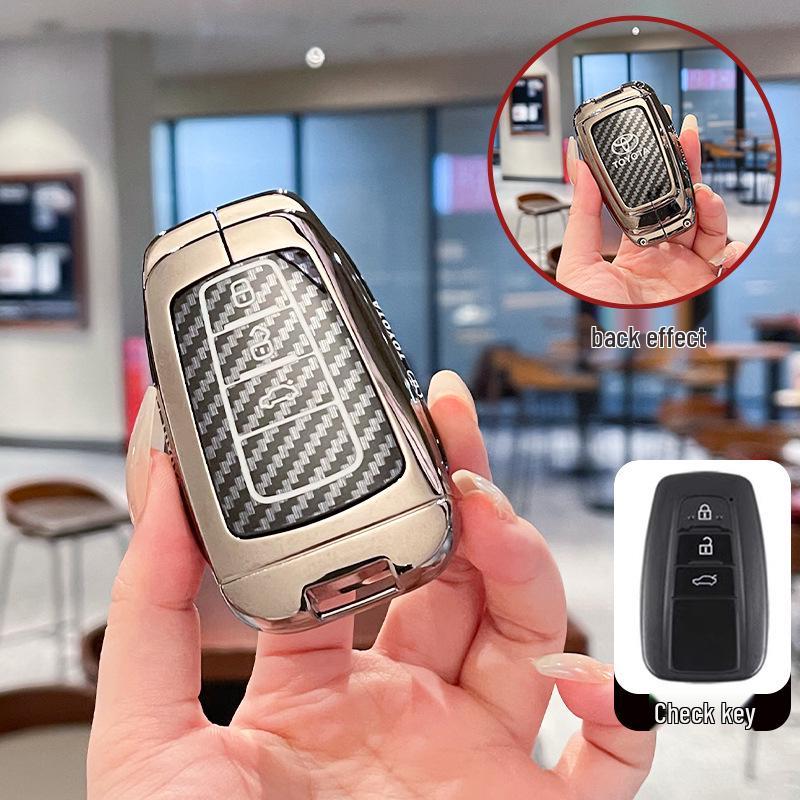 Toyota Key Case for Camry, Corolla, RAV4, Asia Dragon, Veloster, Highlander, and Feng