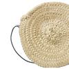 Chloe Marcie Verstellbarer Riemen Handgewebt Rattan Und Kalbsleder Umhängetasche Damen taschen Blau CHC23-SS736I32-484