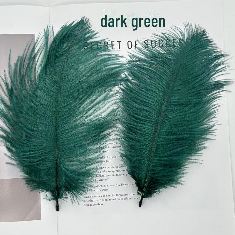 Barevné zavírače na dorty z pštrosího peří a příslušenství